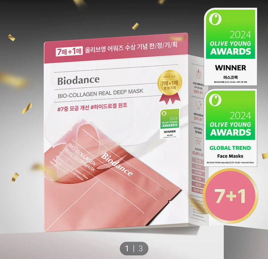 Biodance Bio Collagen Real Deep Mask Set X4