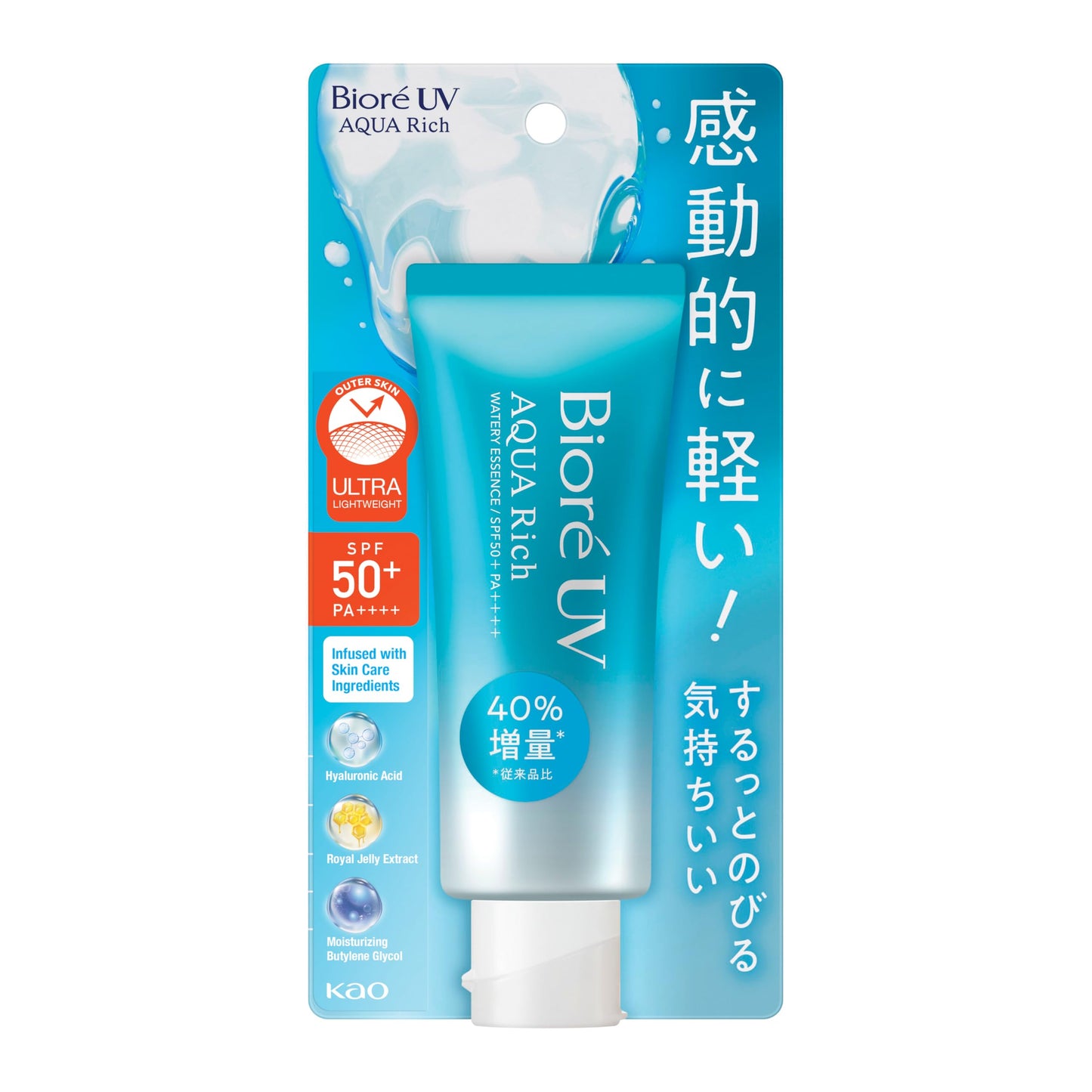 Biore UV Aqua Rich Watery Essence Sunscreen SPF 50+ PA++++