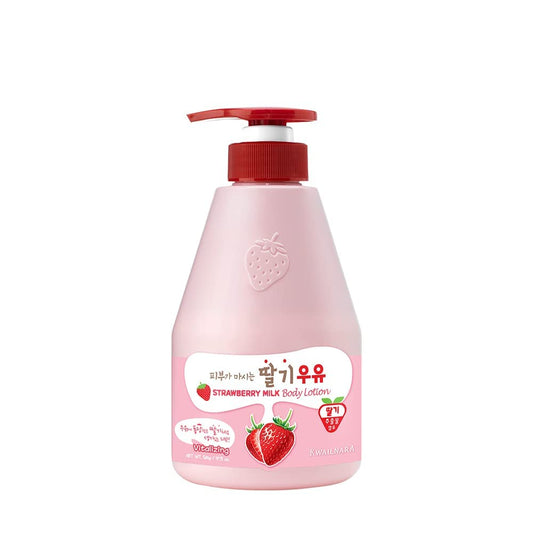 Milk Strawberry Body Lotion Kawailnara 550ml