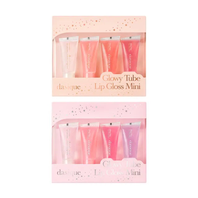 Dasique Glowy Tube Lip Gloss Mini Kit - #Warm