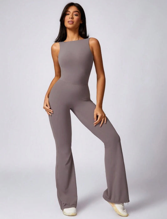 Mono Flared Casual Moldeador Cintura