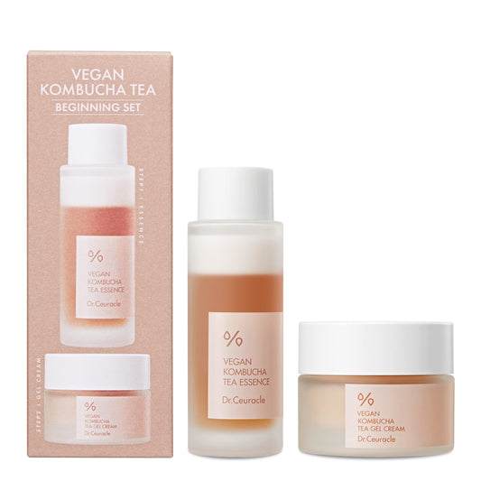 Dr.Ceuracle- Vegan Kombucha Beginning Set (Vegan Essence
50ml + Vegan Gel Cream)