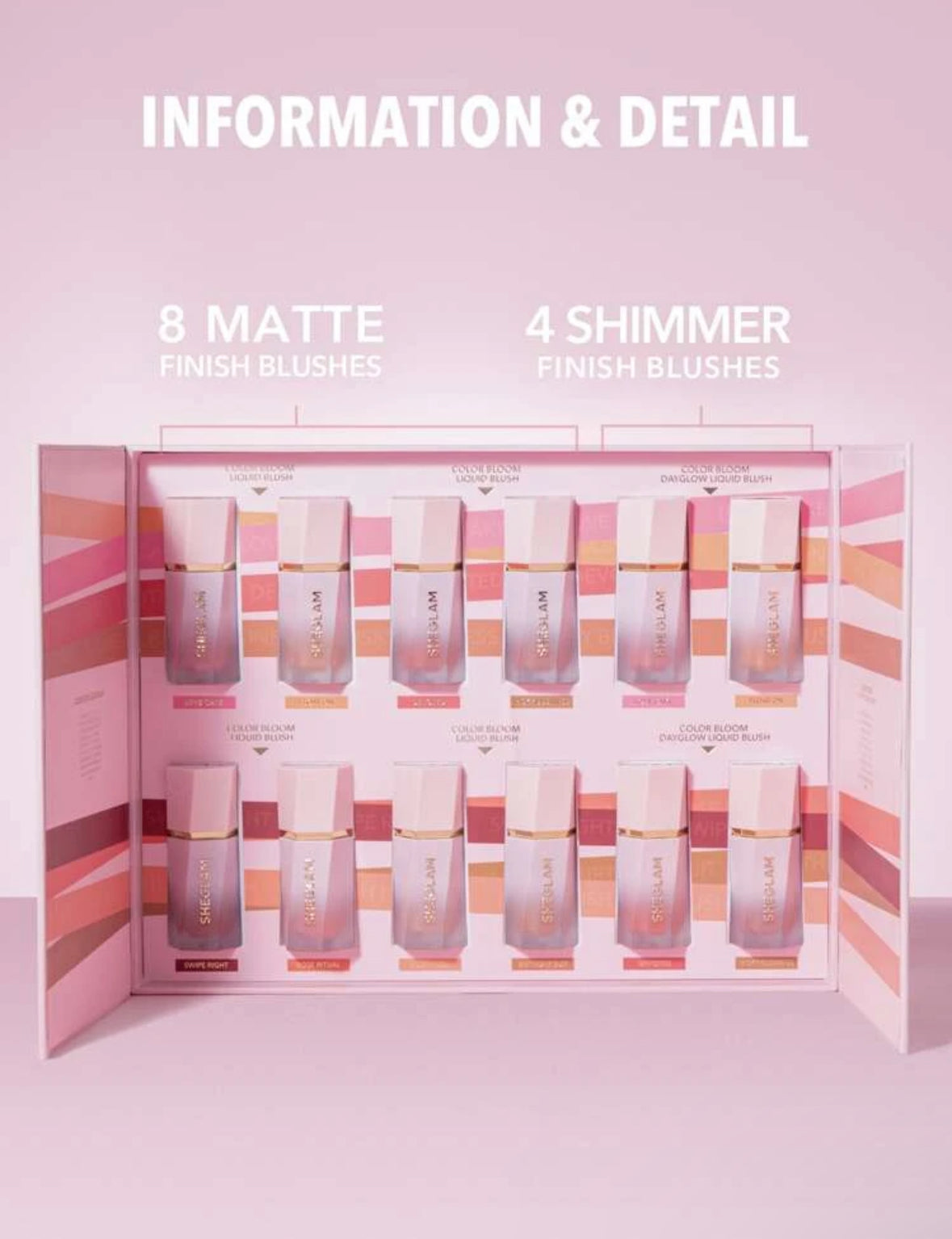 SHEGLAM Set colección Blush Shimmer & Matte