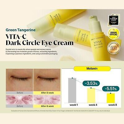 Green Tangerine Vita C Dark Circle Eye Cream - GOODAL