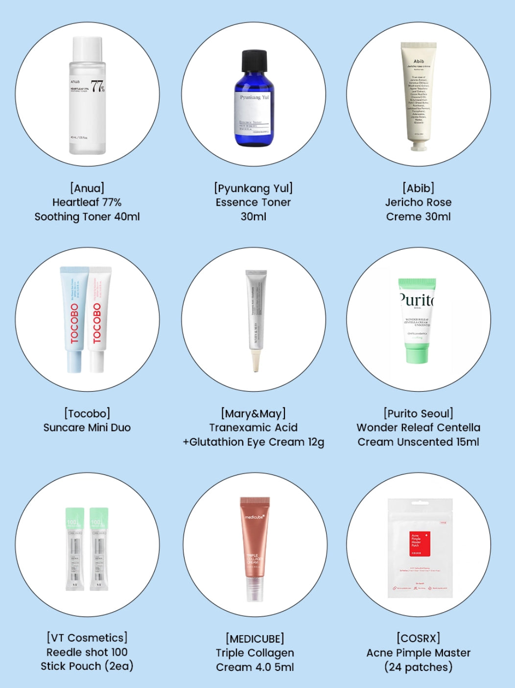 Skincare Suitcase Newbie Vibes 17pcs *TIMEDEAL*