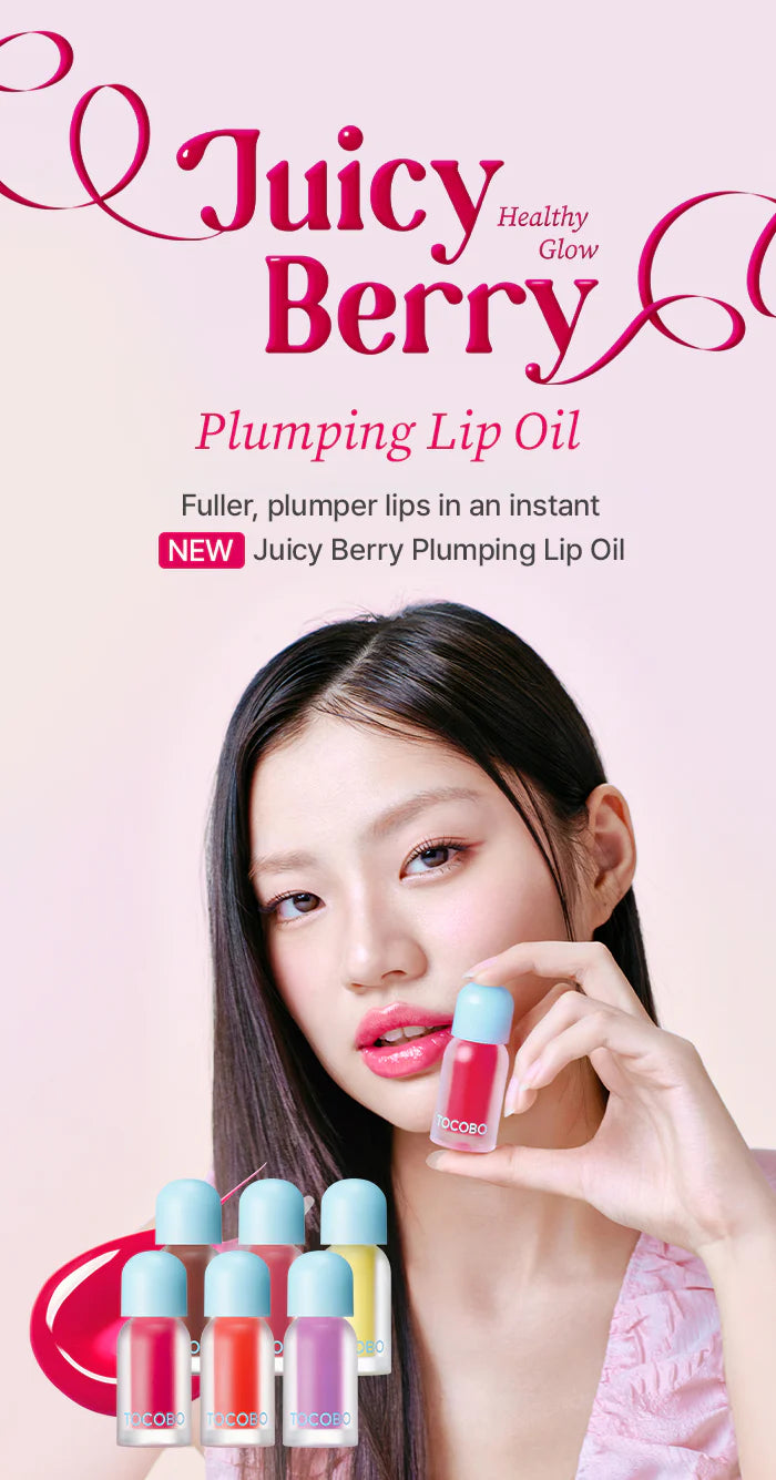 TOCOBO Juicy Berry Plumping Lip Oil- #01 Chill Red
