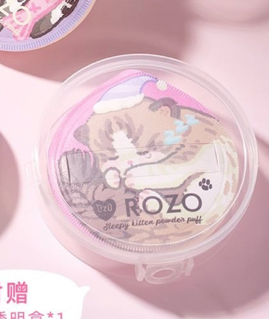Sleepy Kitten Powder Puff- Esponja con estuche