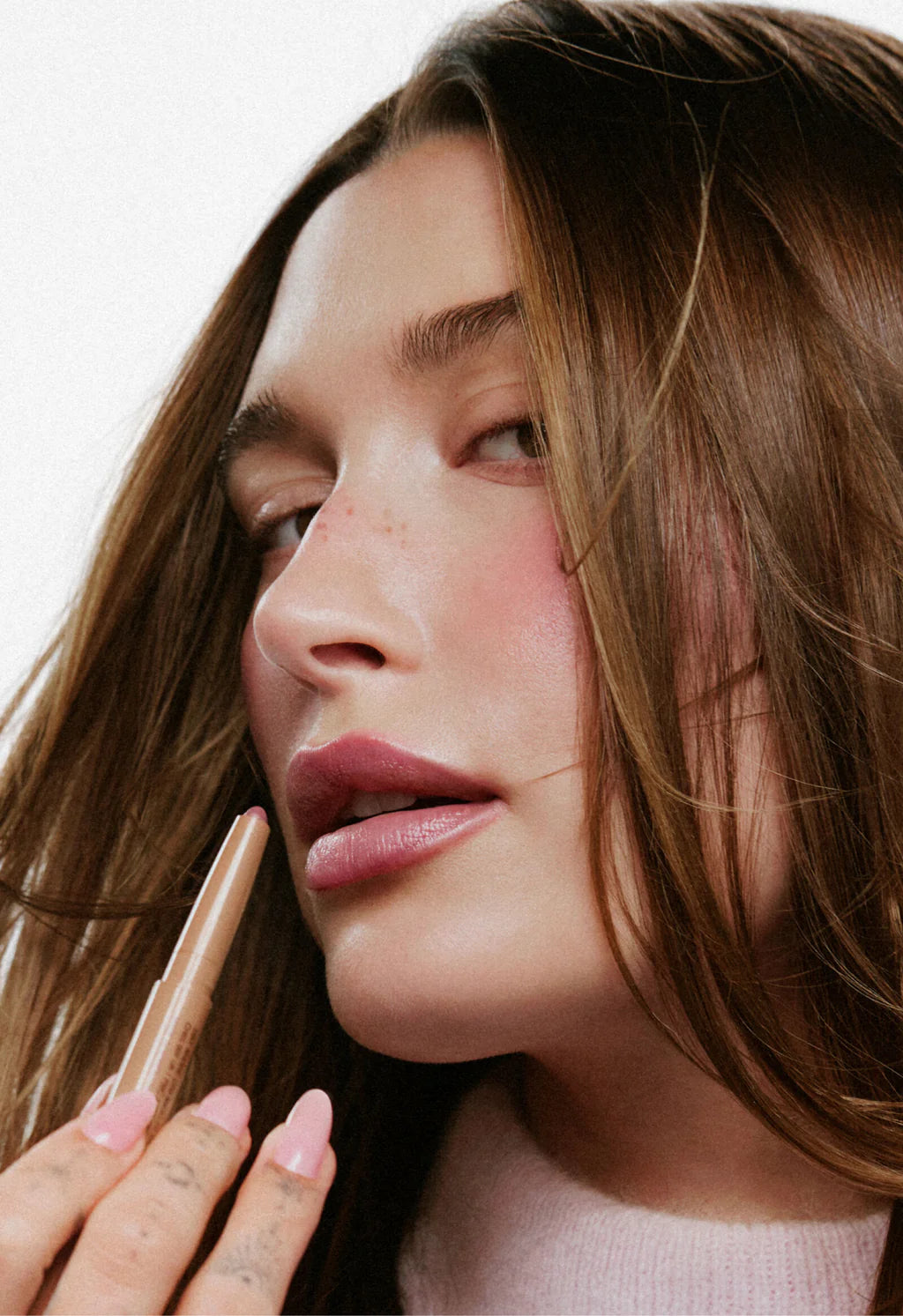 Rhod peptide lip shape- press warm pinky mauve