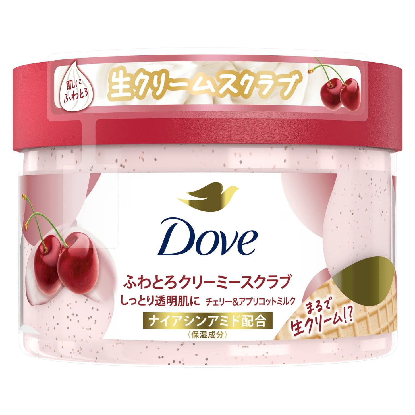 Dove Japan- Exfoliating Body Polish Cherry & Apricot Milk
