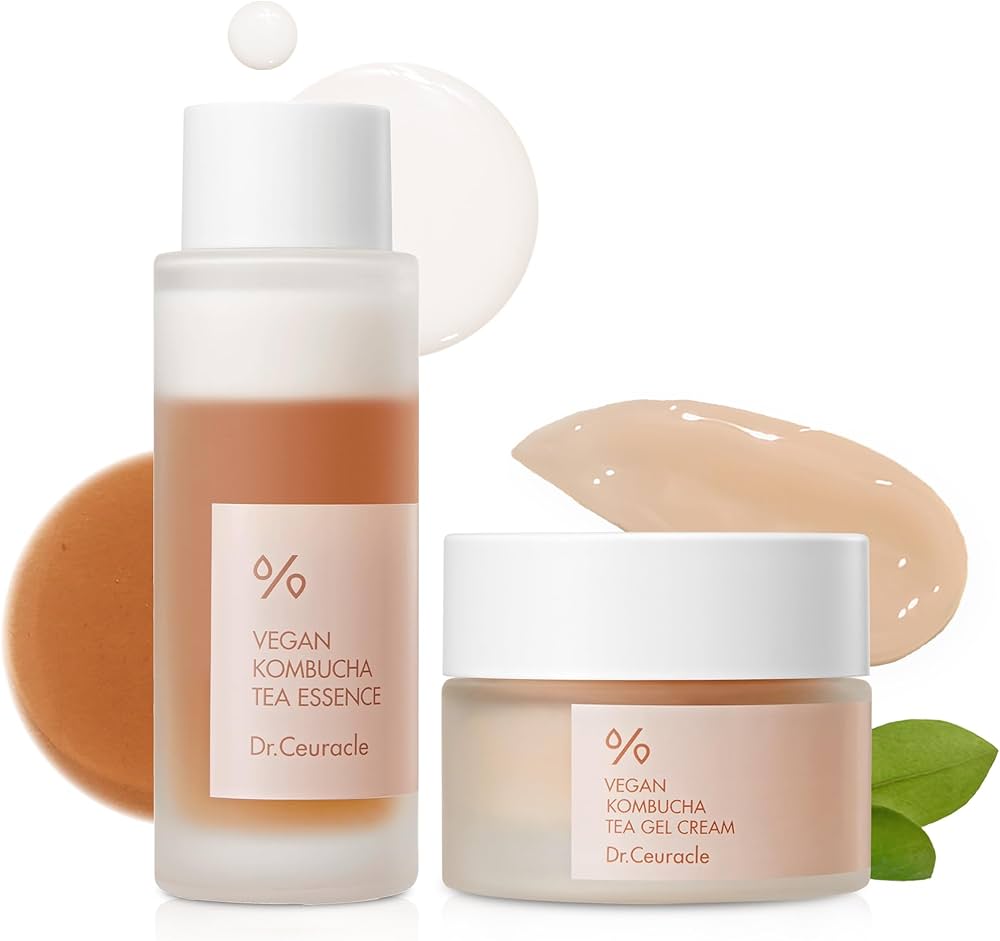 Dr.Ceuracle- Vegan Kombucha Beginning Set (Vegan Essence
50ml + Vegan Gel Cream)