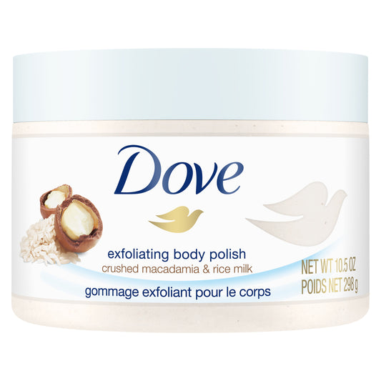 Dove Japan- Extoliating Body Polish
Crushed Macadamia & Rice Milk