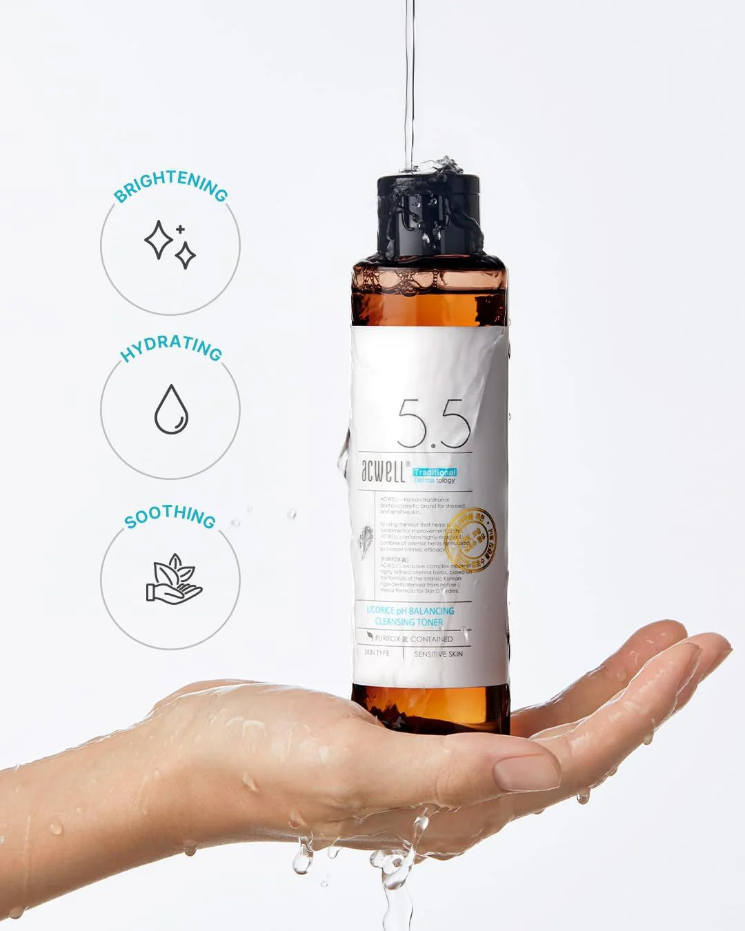 ACWELL Licorice pH Balancing Cleansing Toner Mini