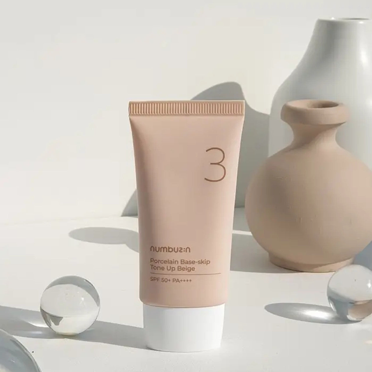 Numbuzin No. 3 Porcelain Base-Skip Tone Up Beige 50ml
