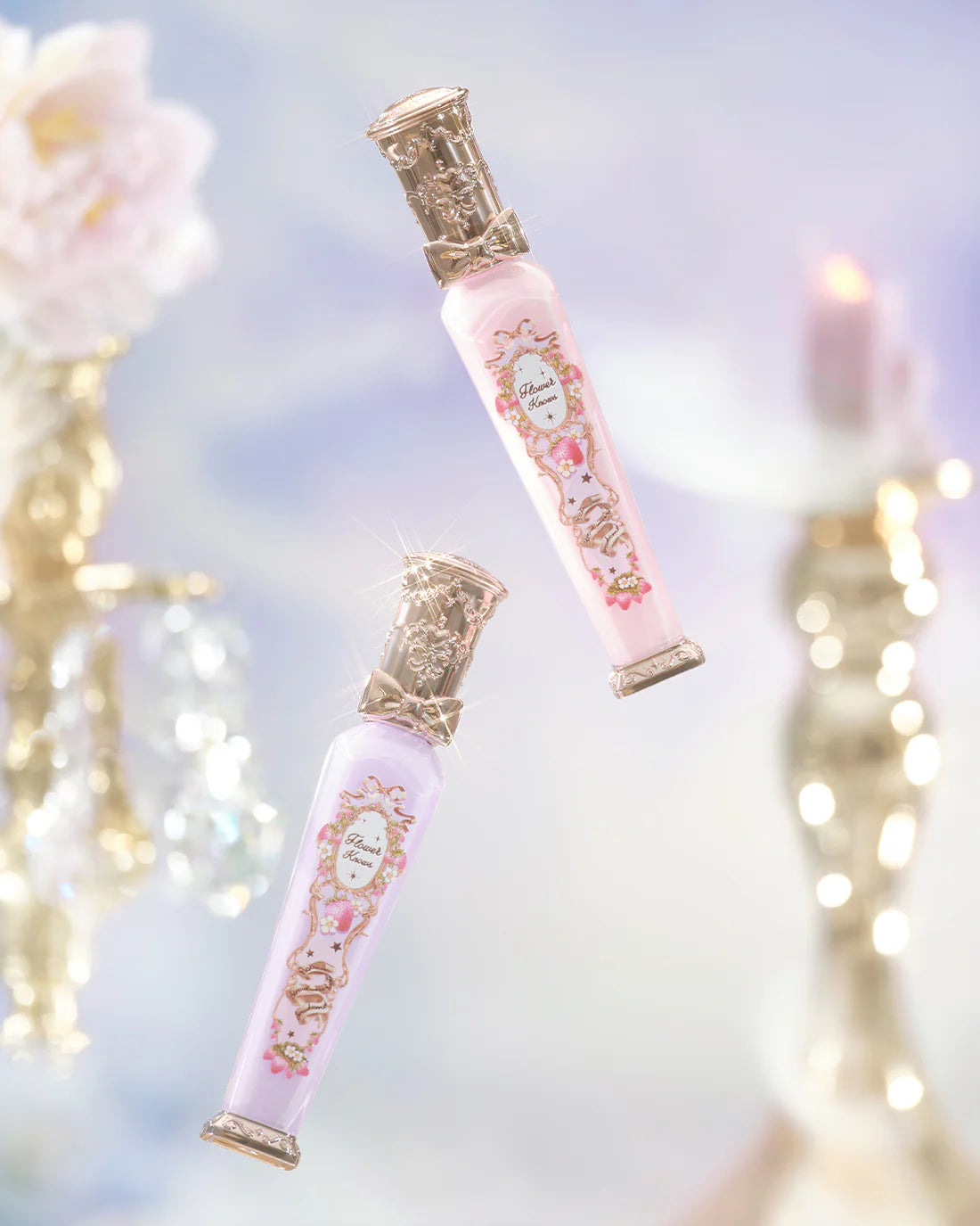 Violet Strawberry Rococo Glowy Lip Gloss G01 Flower Knows