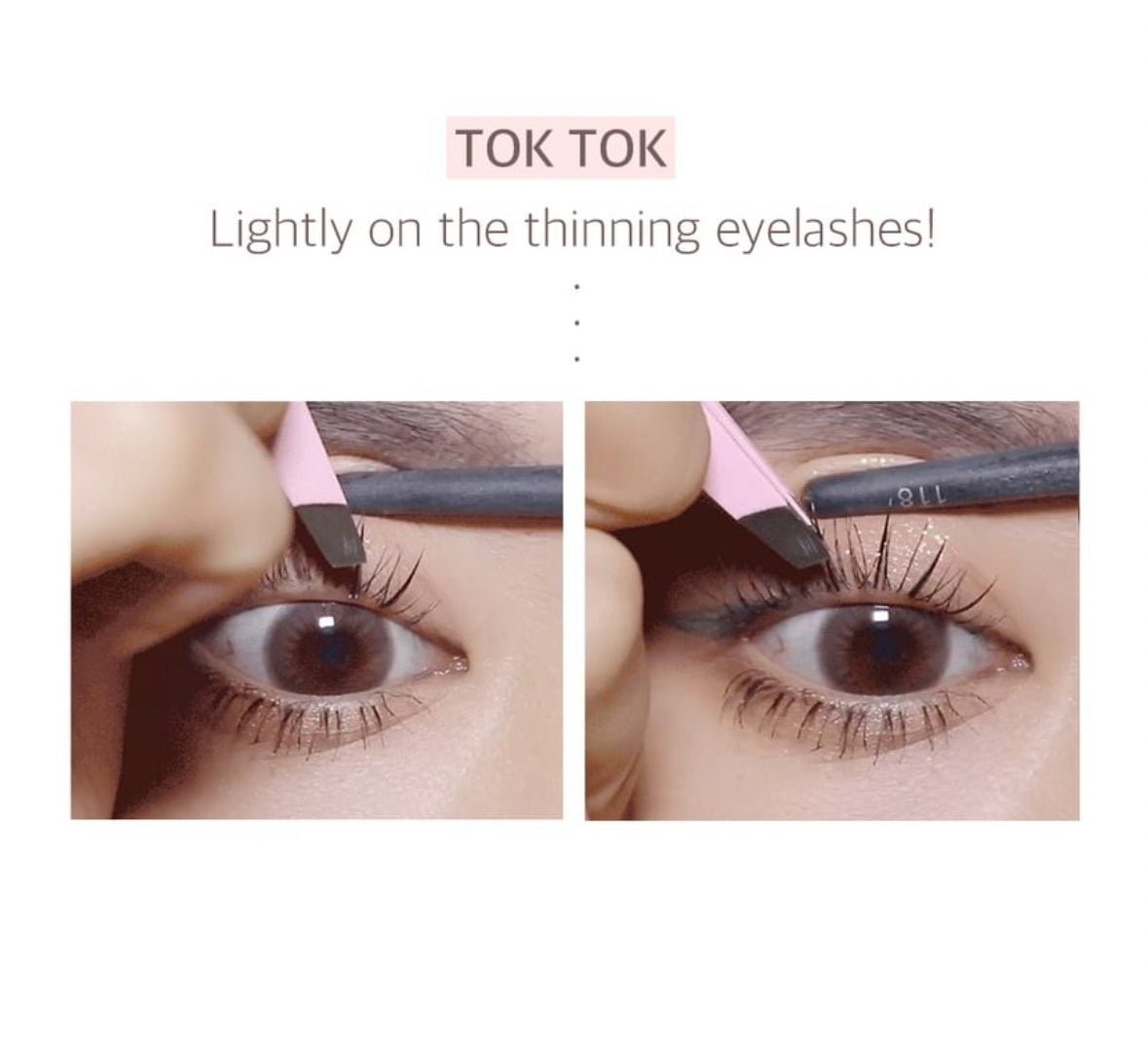 CORINGCO Toktokhara Eyelashes Con pegamento