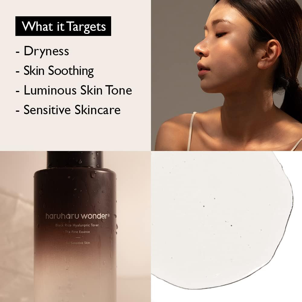 Black Rice Hyaluronic Toner
Fragrance Free Haruharu Wonder