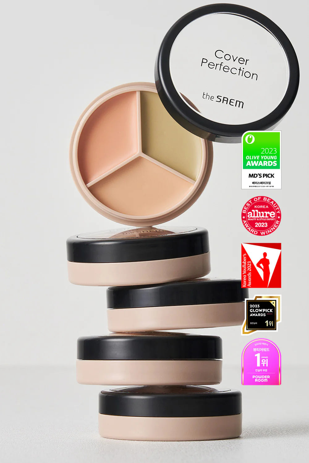 The Saem Cover Perfection Corrector #05 Dark Up Beige
