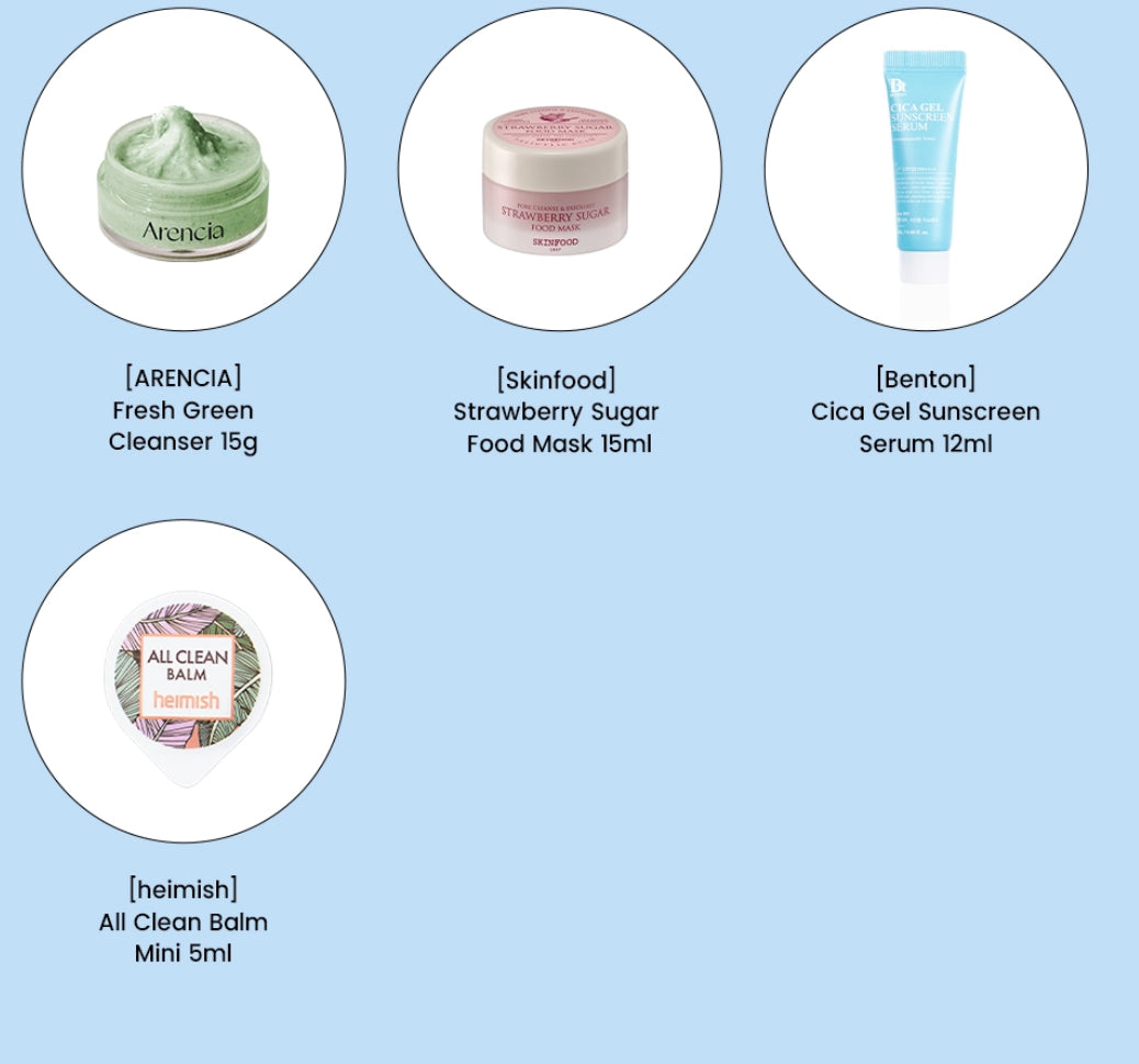 Skincare Suitcase Newbie Vibes 17pcs *TIMEDEAL*