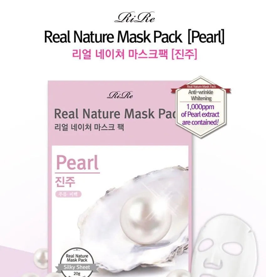 Rike Real Nature Mask Pack (Pearl)