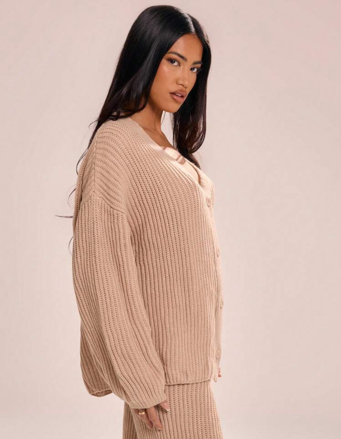 Cardigan de Lana Albaricoque