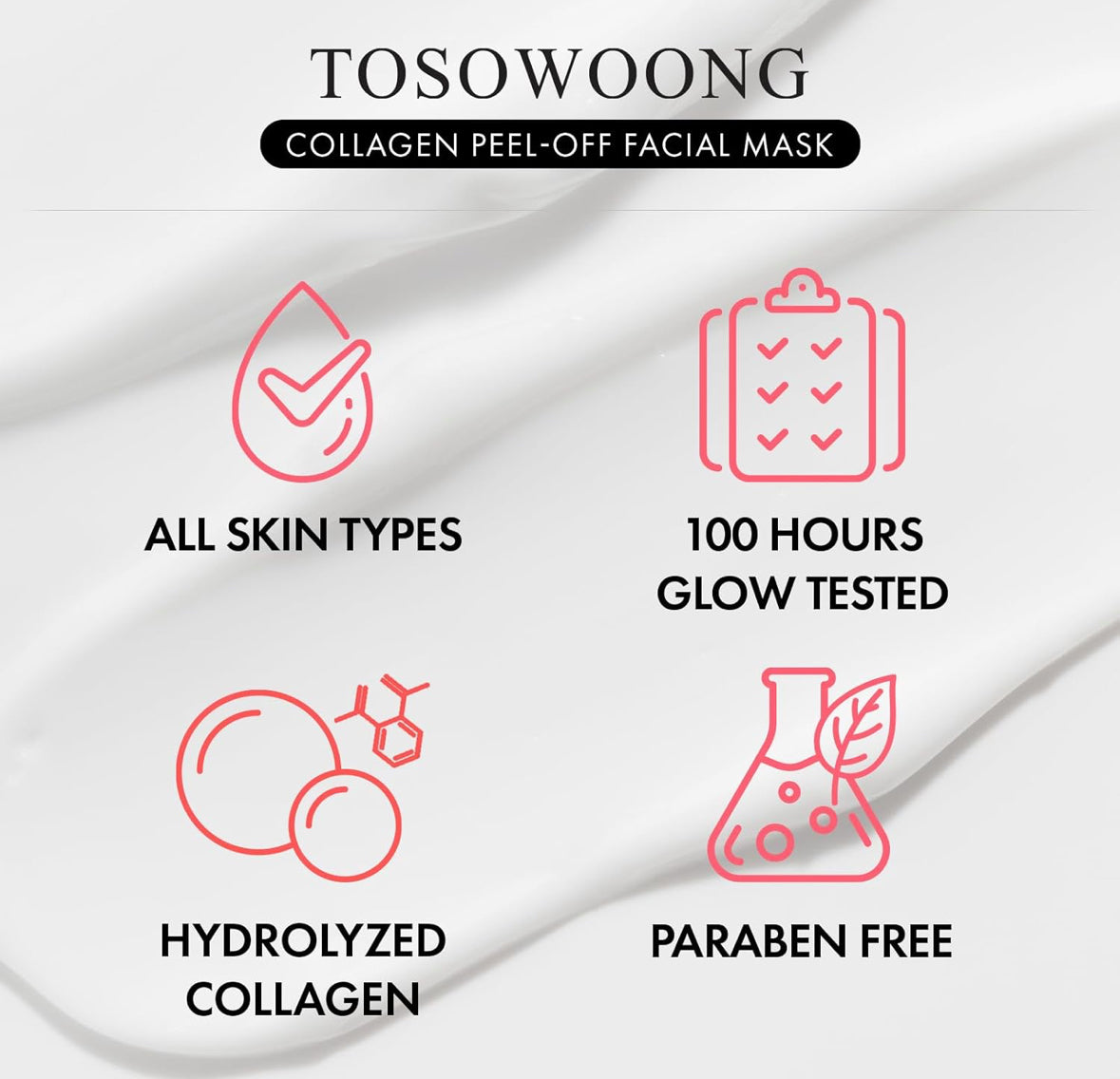 TOSOWOONG Real Collagen Fit Wrapping Mask Peel Off