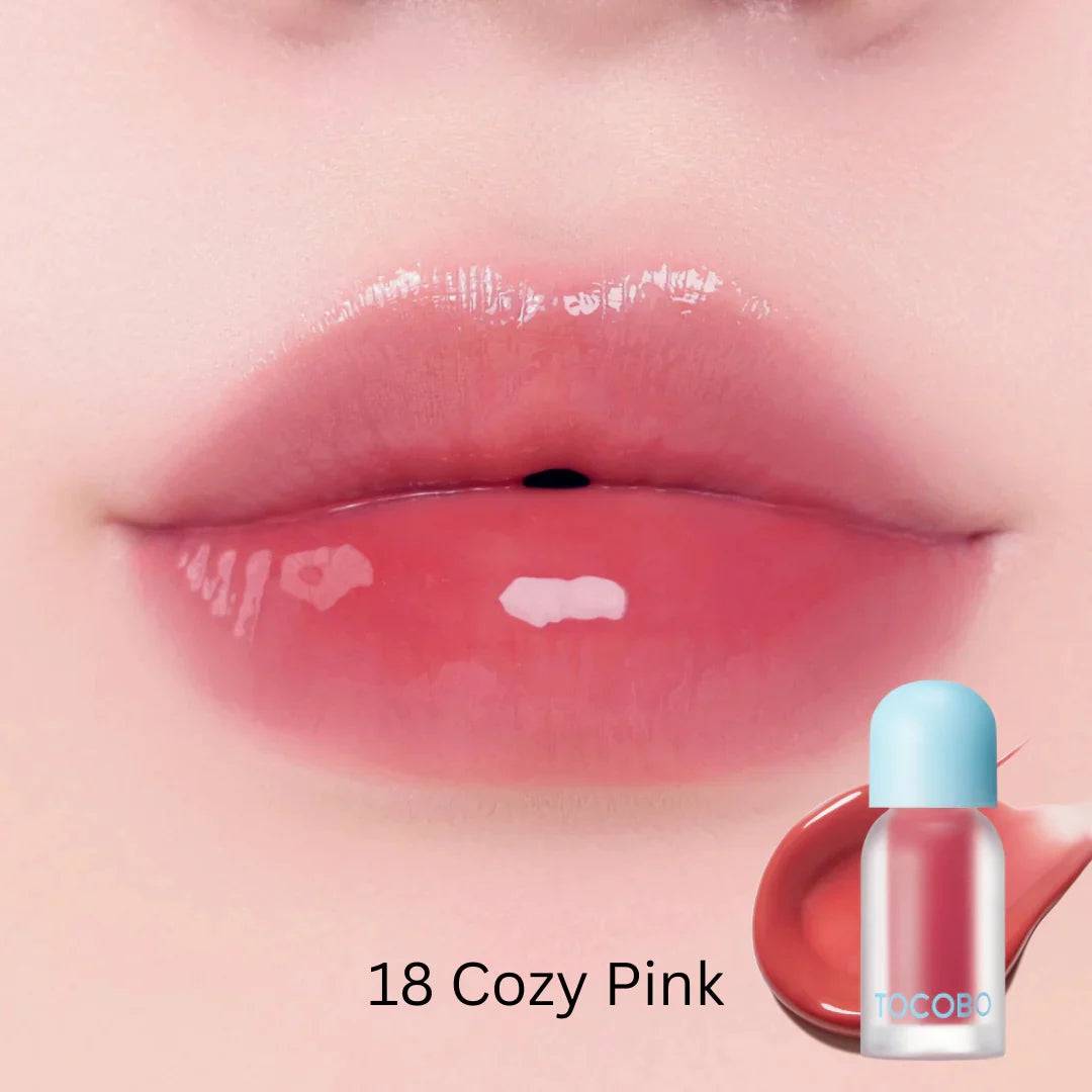 [Tocobo] Juicy Berry Plumping Lip Oil #18 Cozy Pink