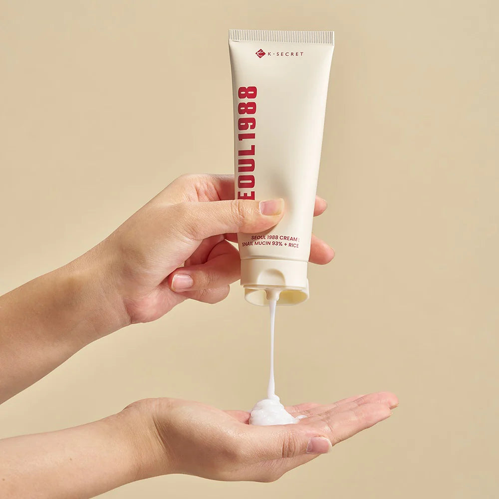 [KSECRET] SEOUL 1988 Cream : Snail Mucin 93% + Rice