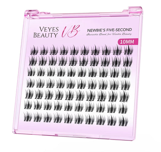 [VEYESBEAUTY] Lash Clusters Eyelash Extensions Thin & Invisible Band- Manga 10mm