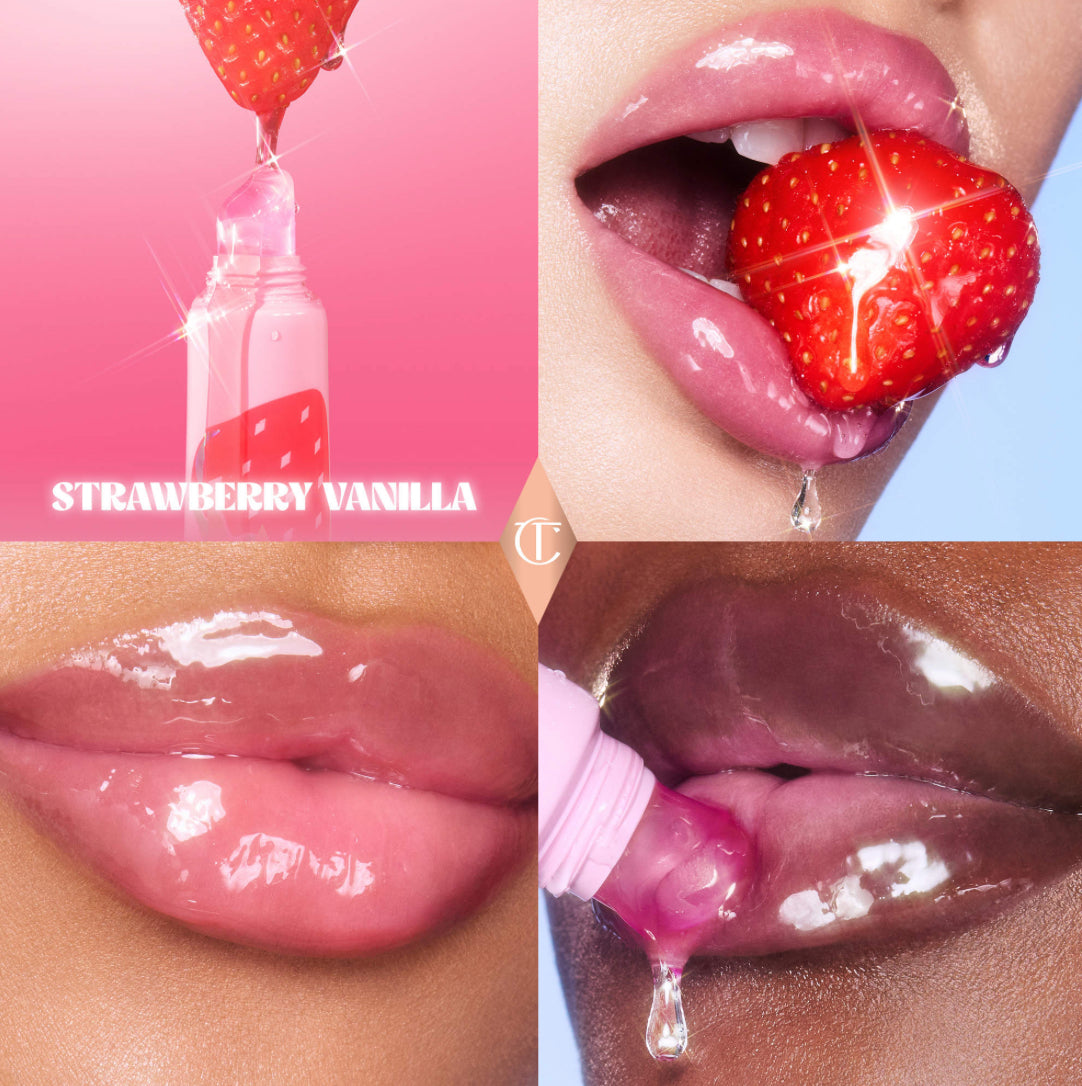 [Charlotte Tilbury] Unreal Lips Healthy Glow Nectar Lip Oil with Hyaluronic Acid and Vitamin E