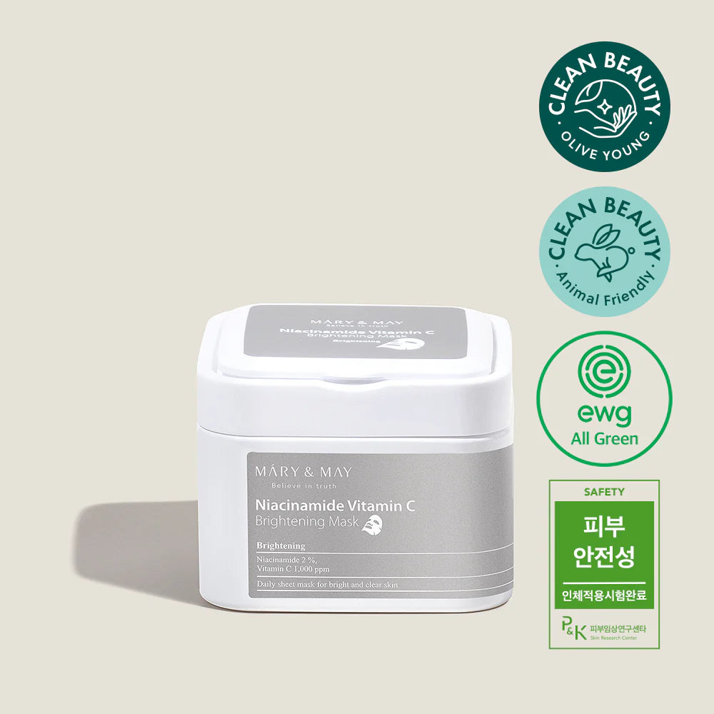 Mary&May Niacinamide Vitamin C Brightening Masks