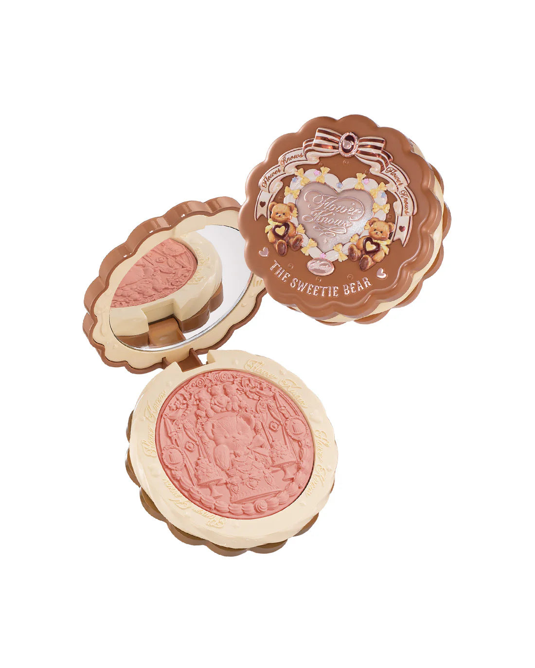 [Flower Knows] The Sweetie Bear Silk Satin Blush- 02 Garden Picnic *BAJO PEDIDO*