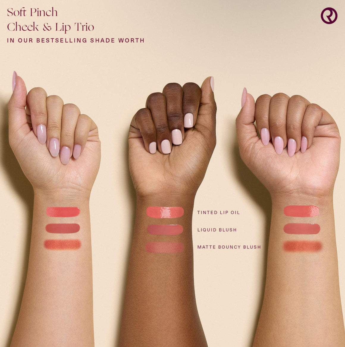 [Rare Beauty] Soft Pinch Cheek & Lip Trio Makeup Gift Set