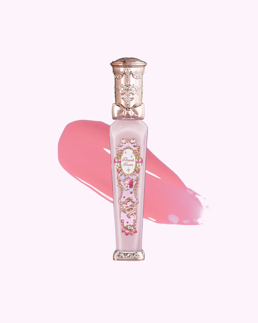 Violet Strawberry Rococo Glowy Lip Gloss G01 Flower Knows