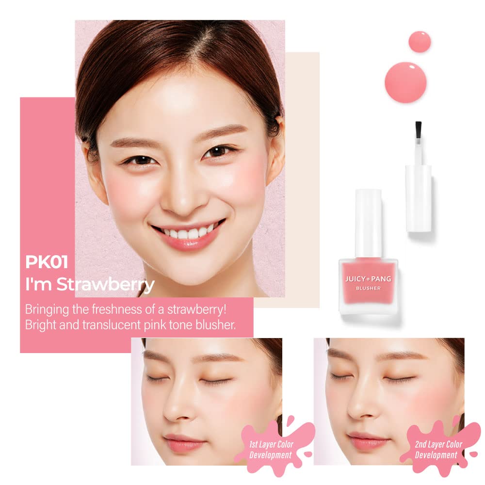 Juicy-Pang Water Blusher #PK01 Strawberry