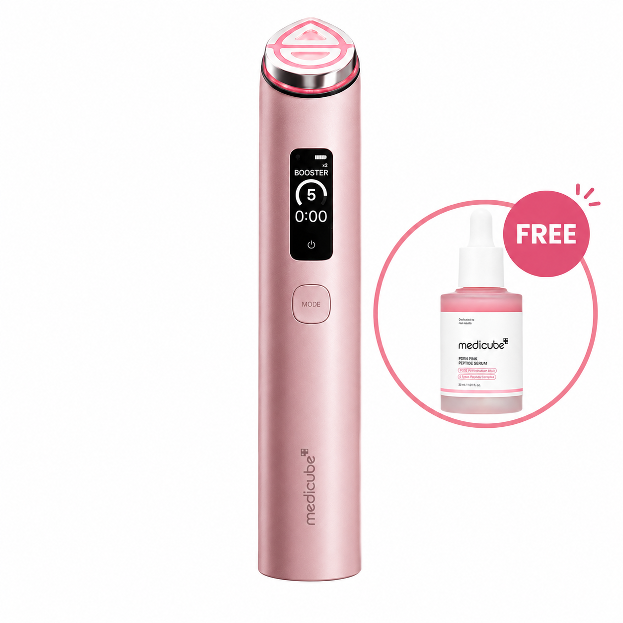 MEDICUBE AGE-R BOOSTER PRO X2™ + PDRN SERUM FULL SIZE GRATIS