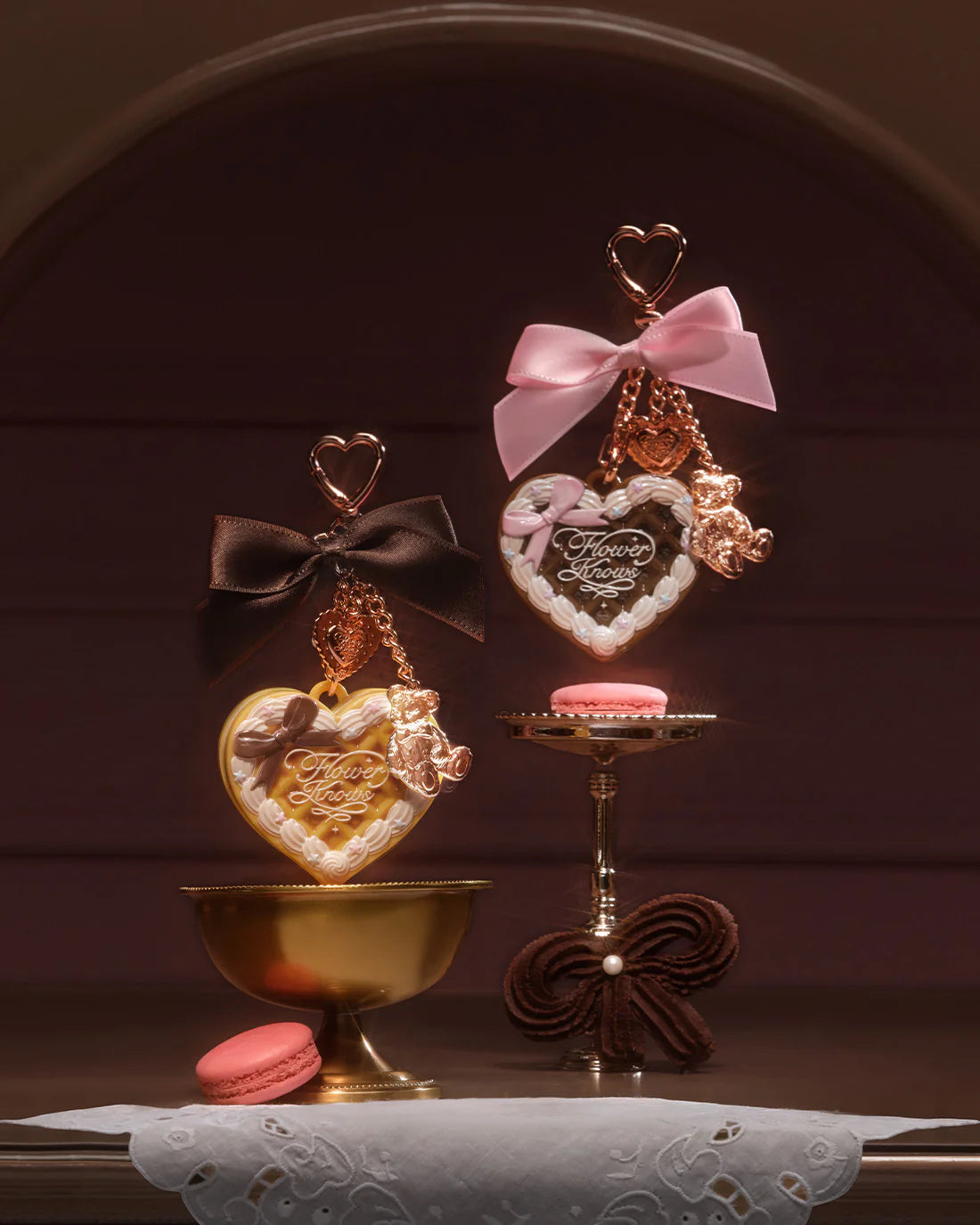 [Flower Knows] The Sweetie Bear Mini Setting Powder  01 Cocoa