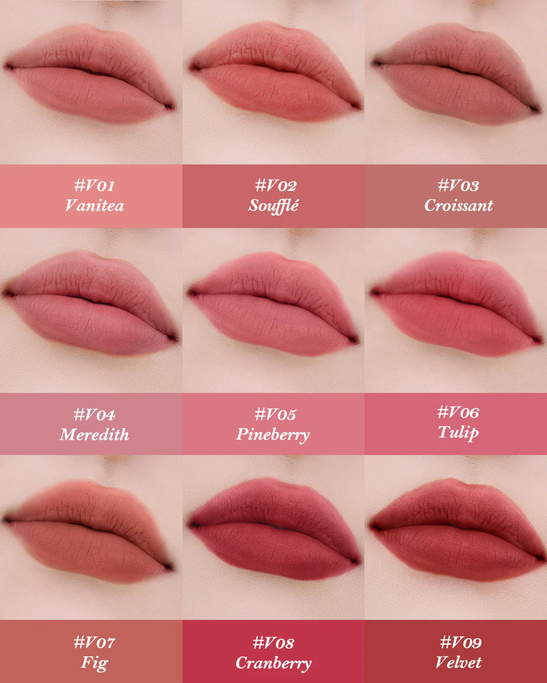 [Flower Knows] Strawberry Cupid Cake Lip Cream V08 Cranberry