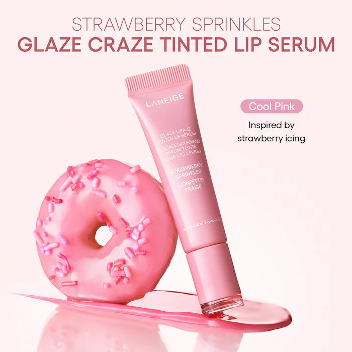 [LANEIGE] Glaze Craze Donut Delight Hydrating Tinted Lip Serum Duo *BAJO PEDIDO*