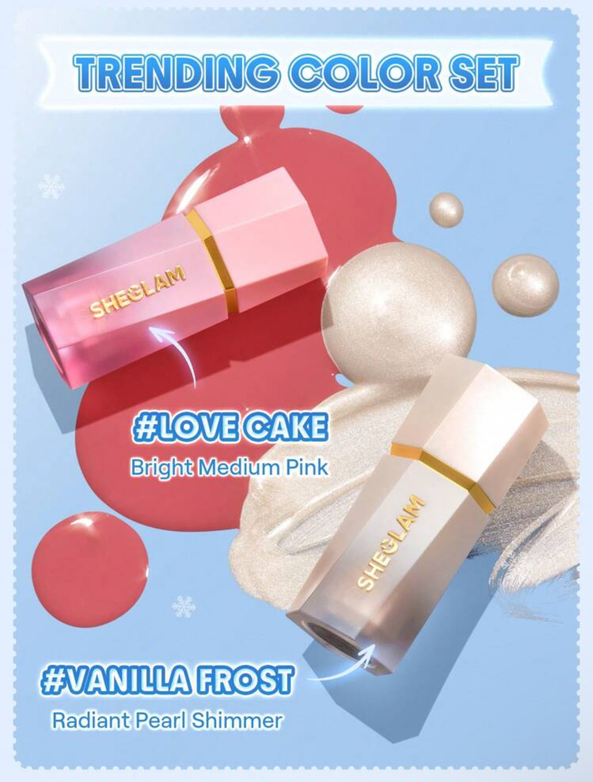 SHEGLAM Holiday Set Blush& Highlighter