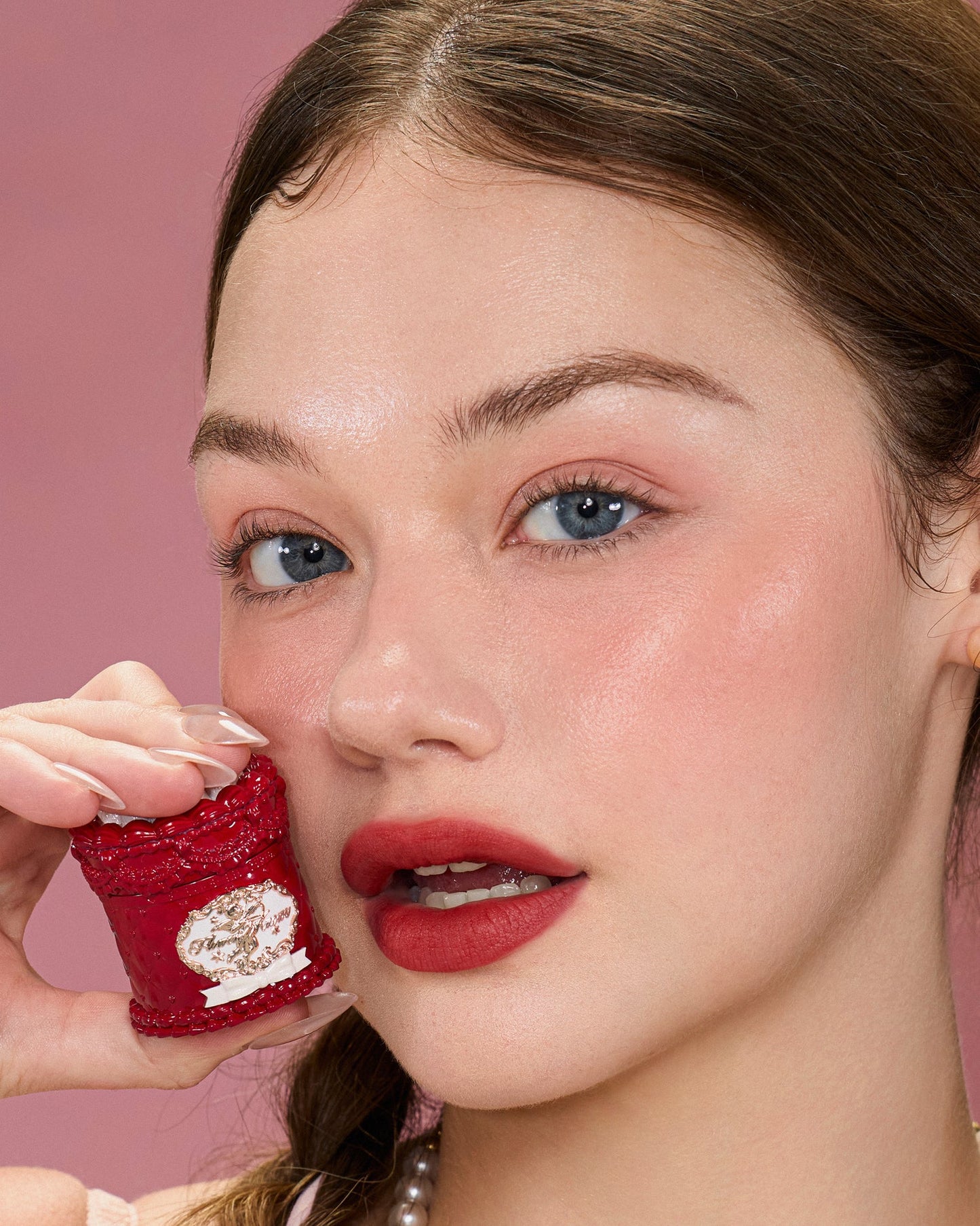 [Flower Knows] Strawberry Cupid Cake Lip Cream V08 Cranberry
