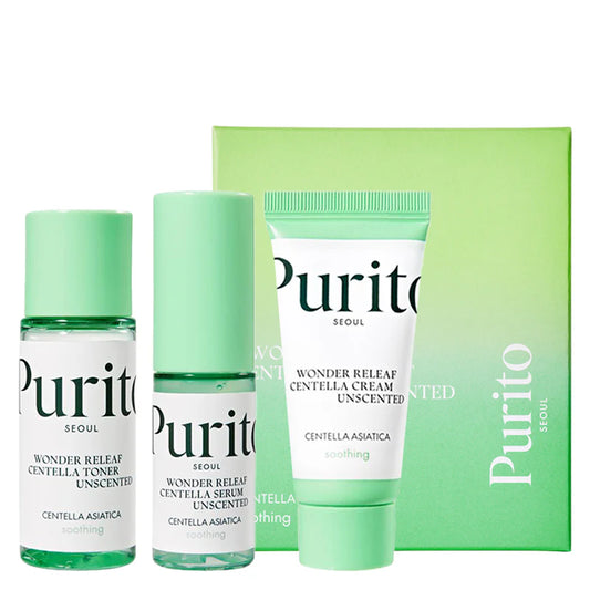 Wonder Releaf Centella Mini Kit
Unscented