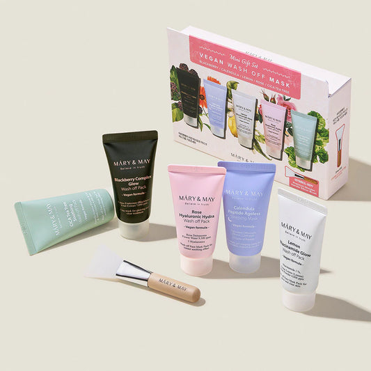 [Mary&May] Vegan Wash off Mask Mini Gift Set