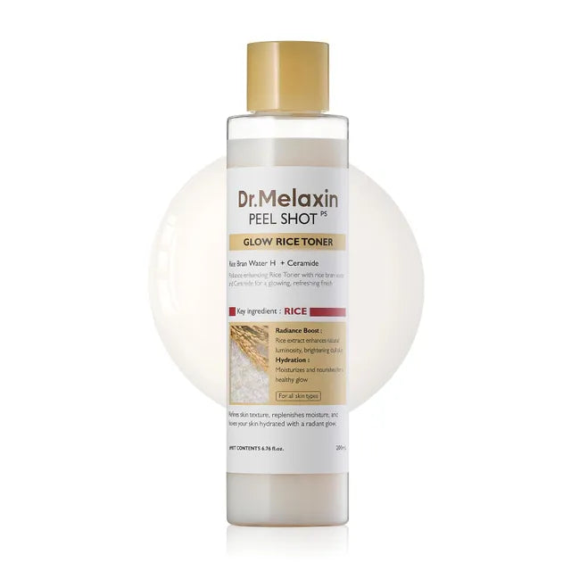 [Dr. Melaxin] Peel Shot Glow Rice Toner 200ml