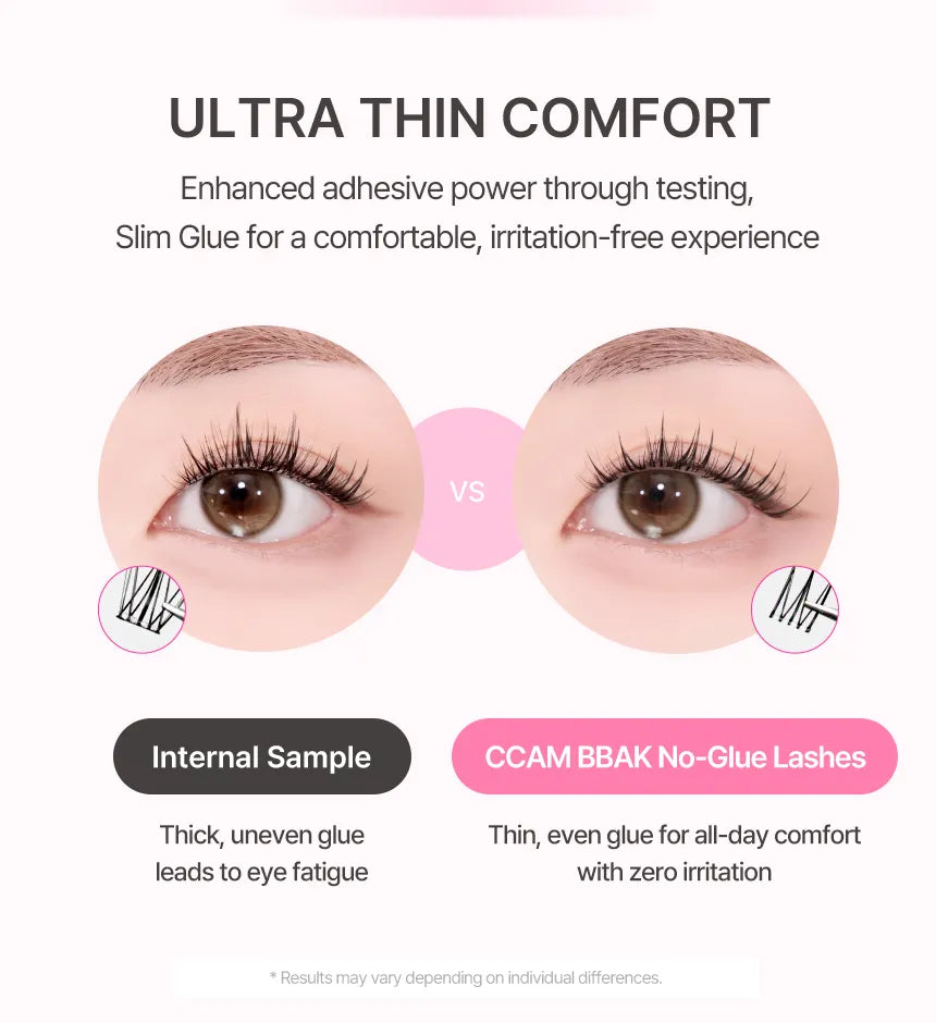 [ccam bbak] No Glue Lash Pink