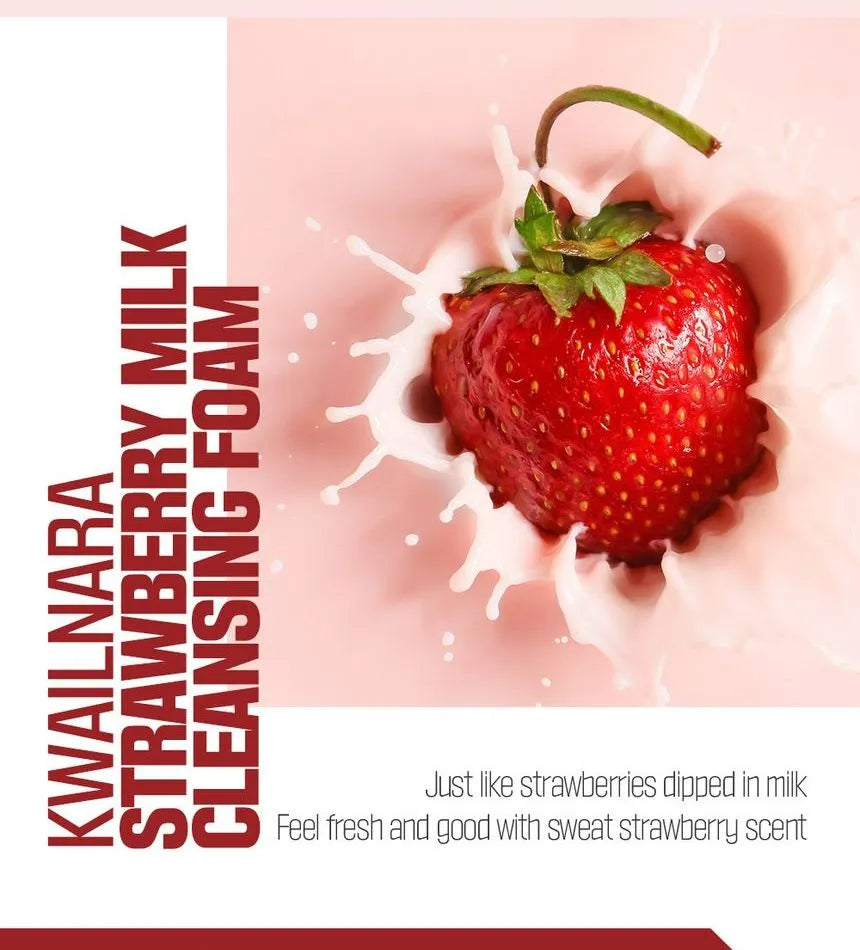 Strawberry Milk Cleasing Foam Kwailnara 120ml