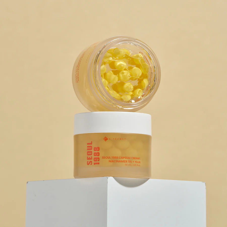 [KSECRET] SEOUL 1988 CAPSULE CREAM : NIACINAMIDE 5% + YUJA