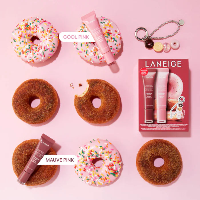 [LANEIGE] Glaze Craze Donut Delight Hydrating Tinted Lip Serum Duo *BAJO PEDIDO*