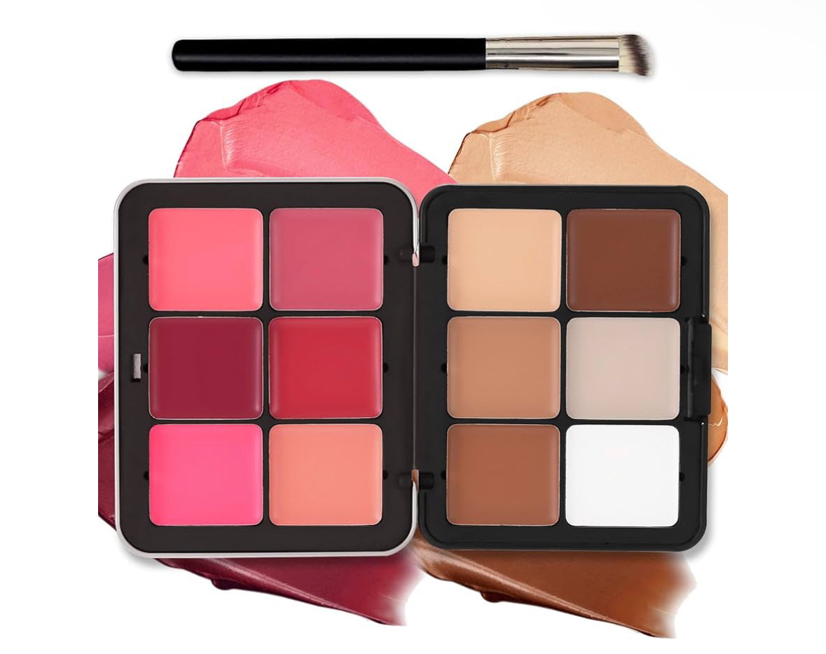 [AOZ] 12 Colors Cream Blush Palette