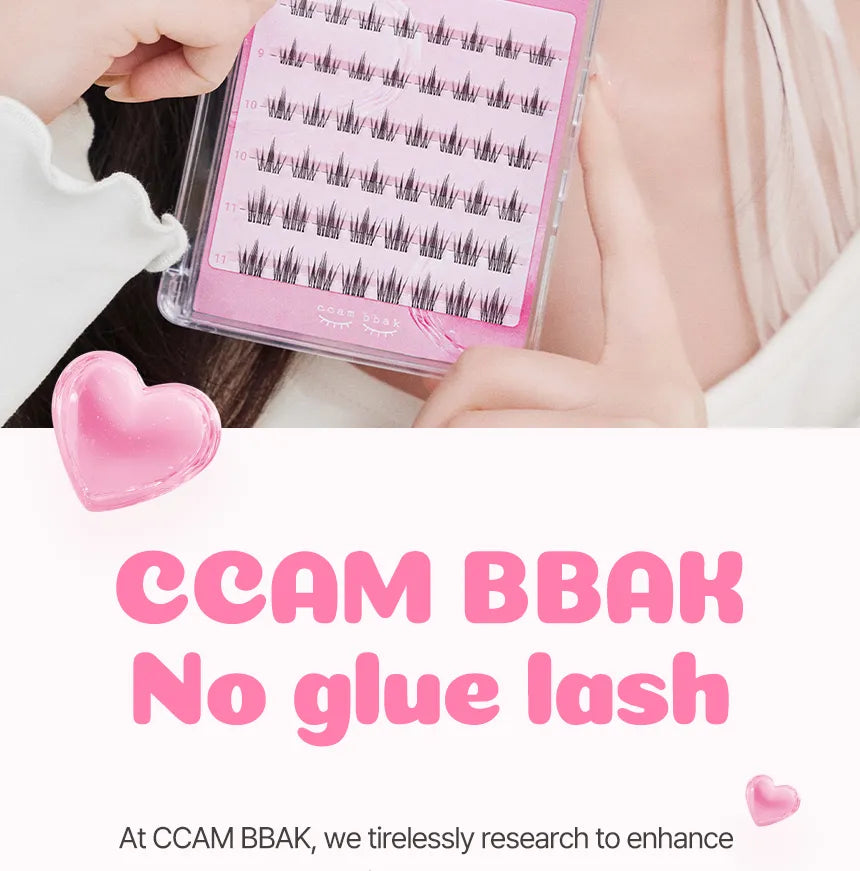 [ccam bbak] No Glue Lash Pink