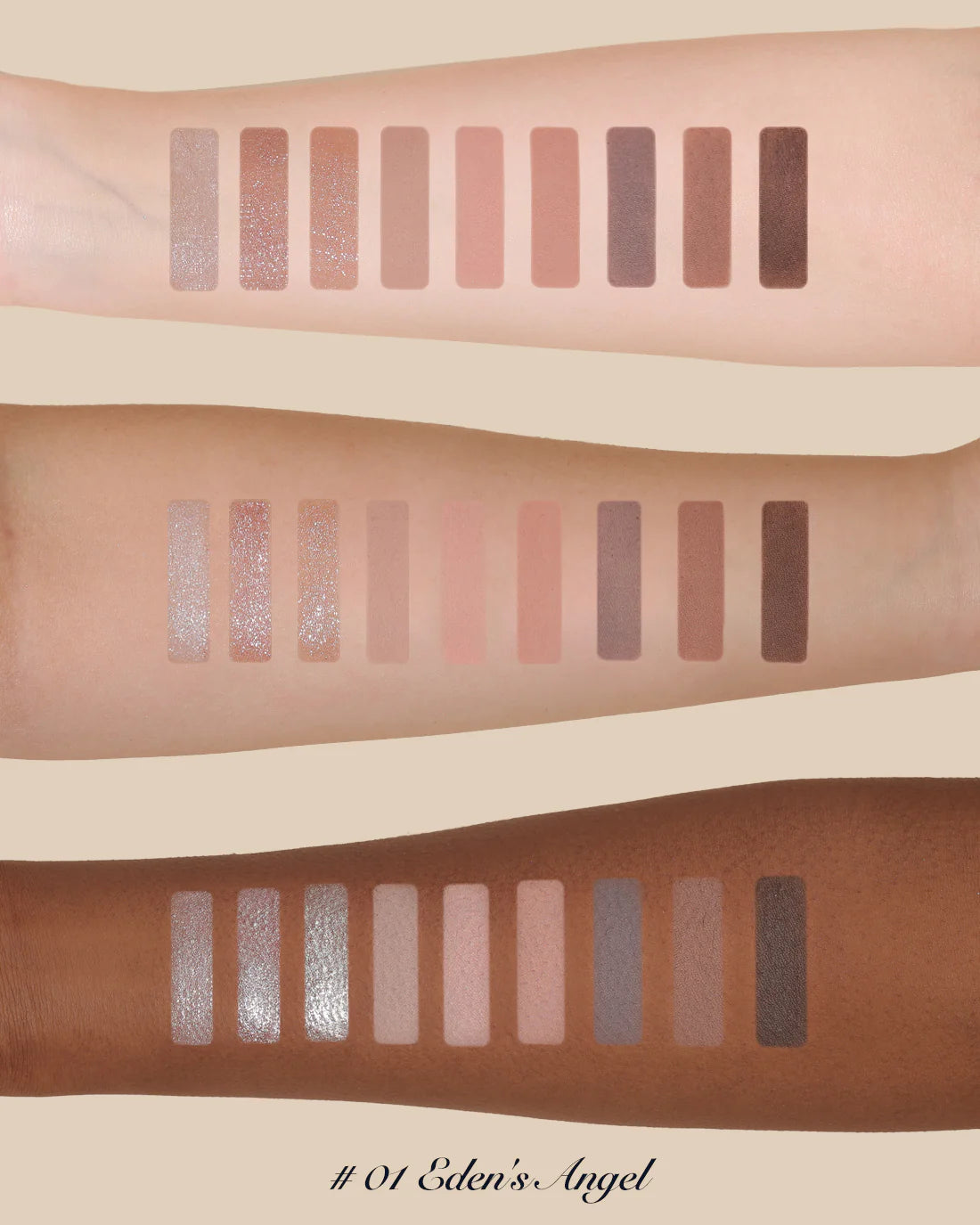 [Flower Knows] Little Angel 9 Color Eyeshadow Palette 01 Edens Angel